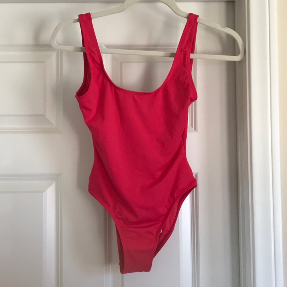 Onia Rachel One Piece Swimsuit NWT in Raspberry